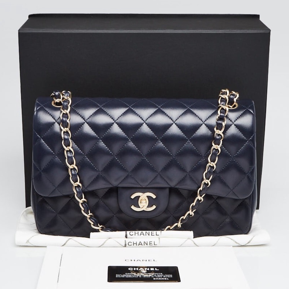 Chanel Classic Double Flap Lambskin jumbo